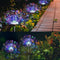 Solar Powered Garden Light, 1 Count 60/200/300/420LED 8 Modes Fireworks Light, Adjustable Height Outdoor Waterproof Light for Garden Patio Yard Lawn Courtyard
